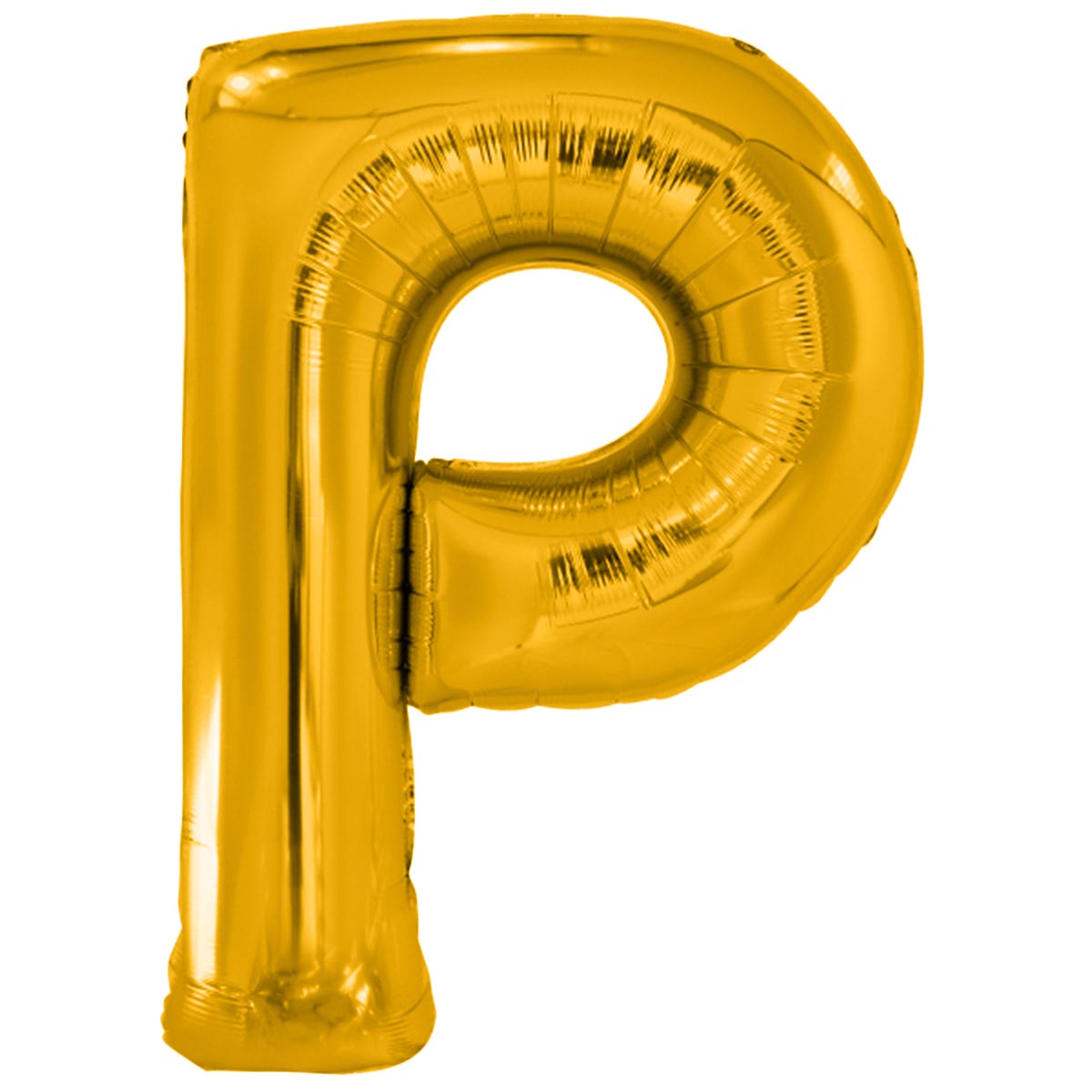 Folieballong, bokstav guld P 86 cm