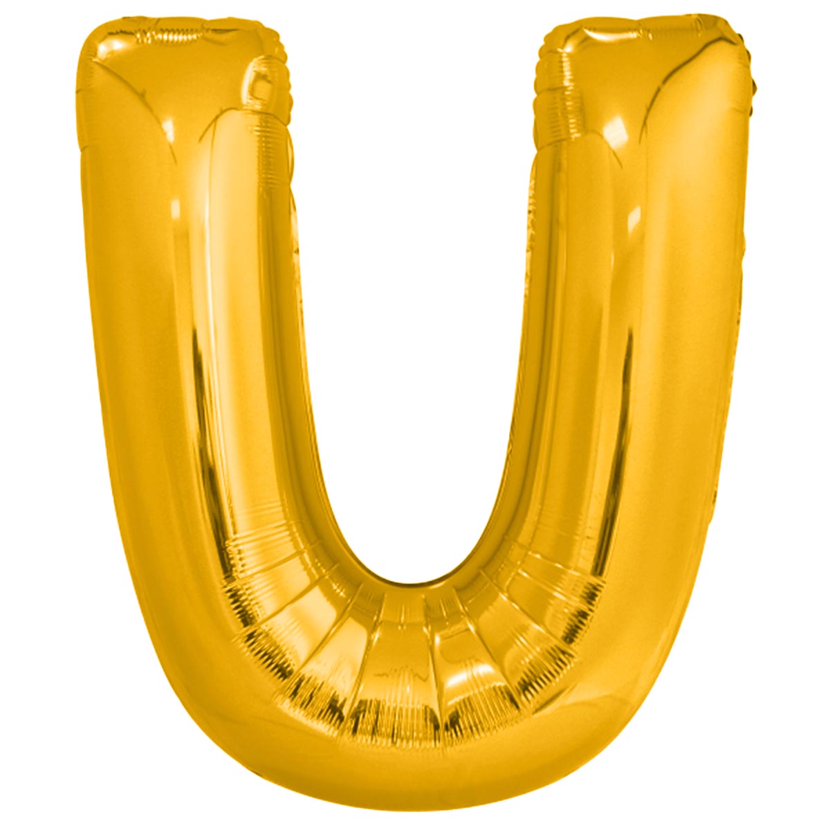 Folieballong bokstav guld U 86 cm