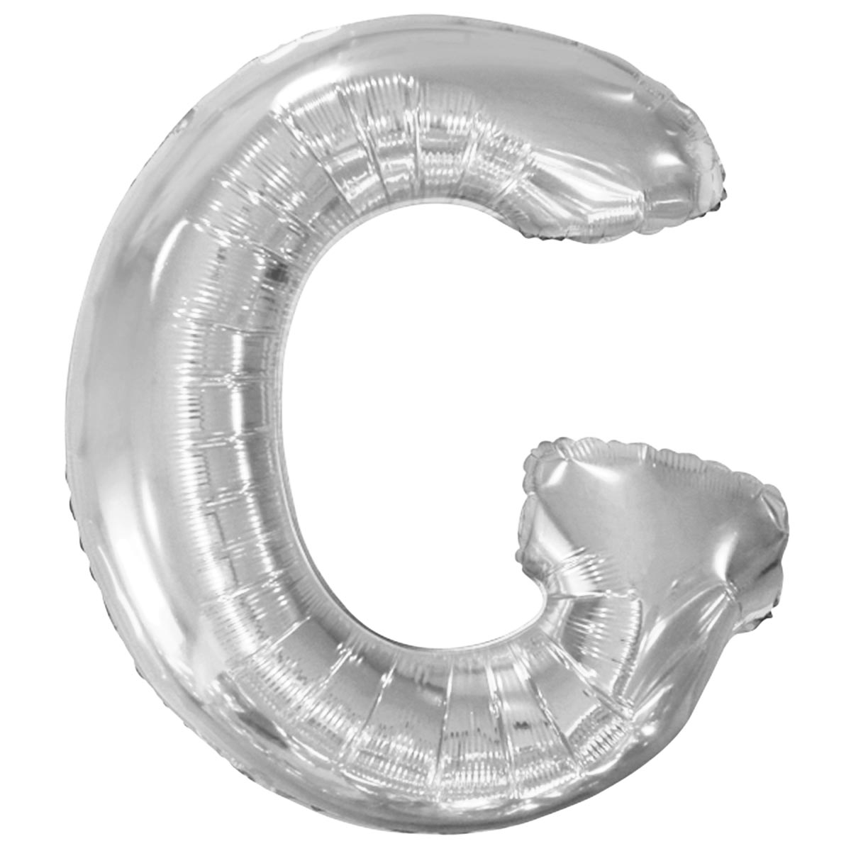 Folieballong, bokstav silver G 86 cm