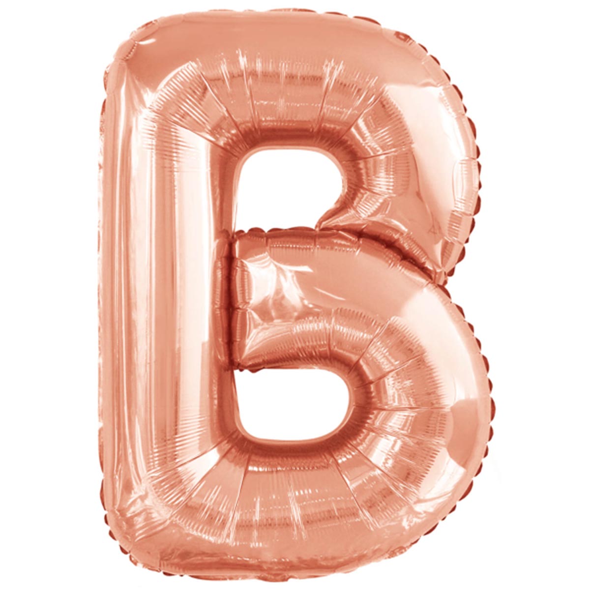 Läs mer om Folieballong, bokstav rosé B 86 cm