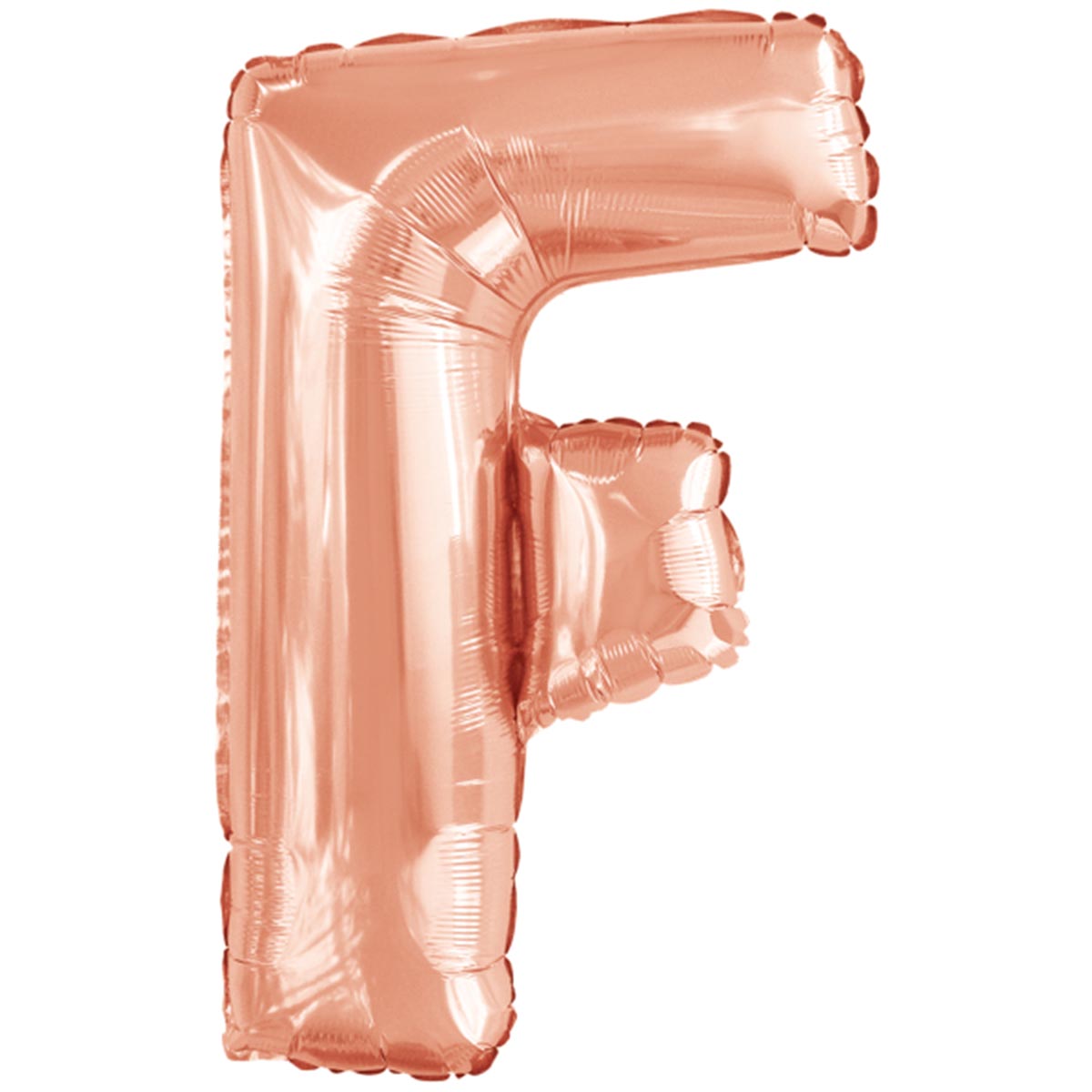 Läs mer om Folieballong, bokstav rosé F 86 cm