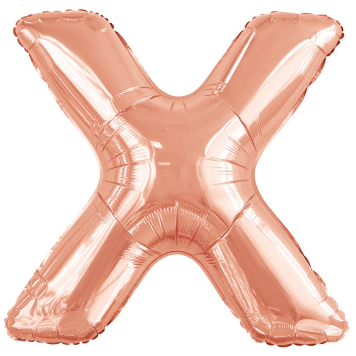Folieballong, bokstav rosé X 86 cm