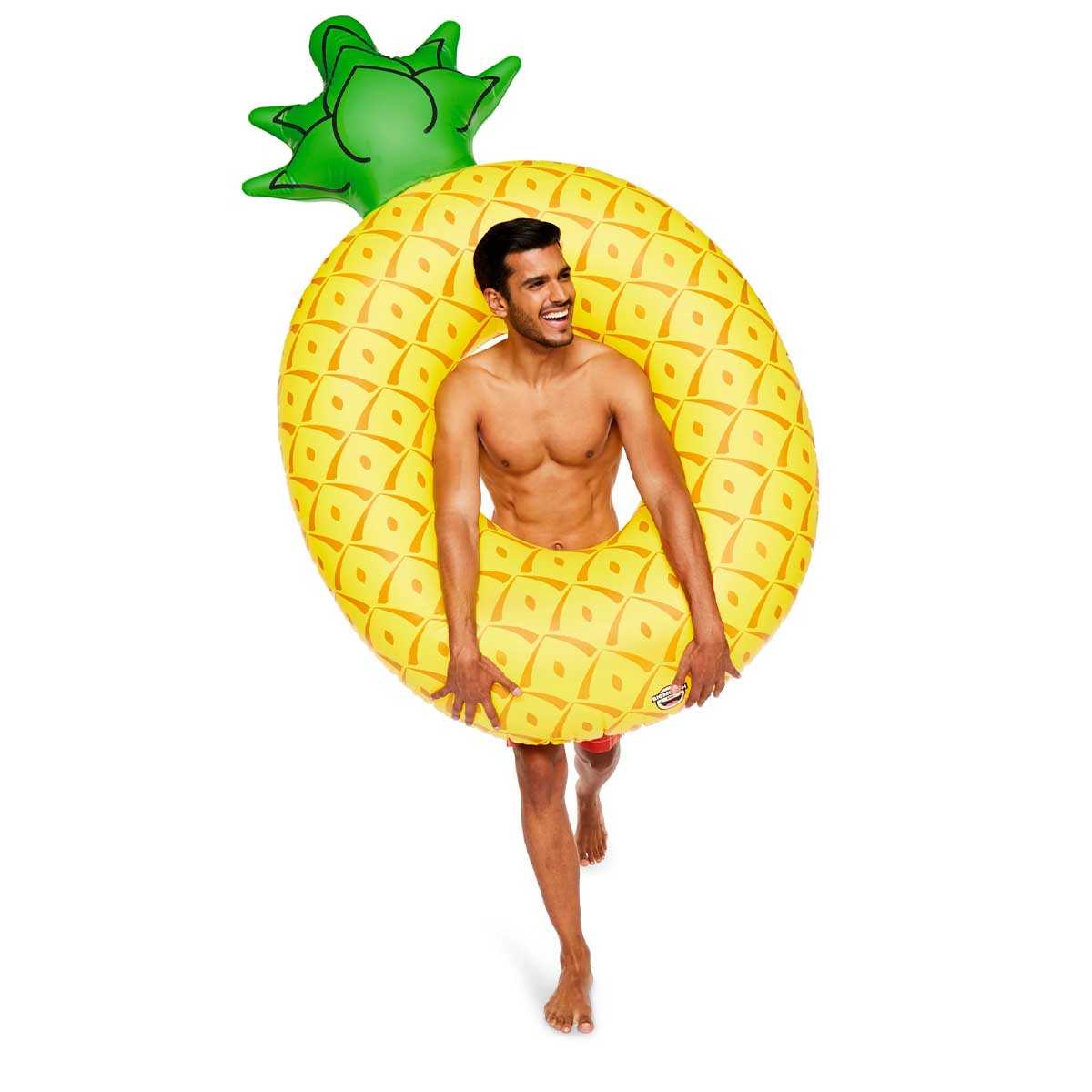 Läs mer om Badring, stor ananas