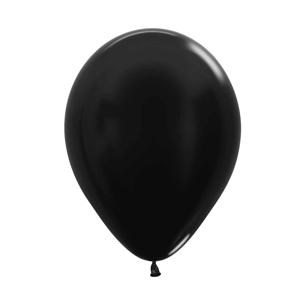 Ballong lösvikt, metallic svart 30 cm