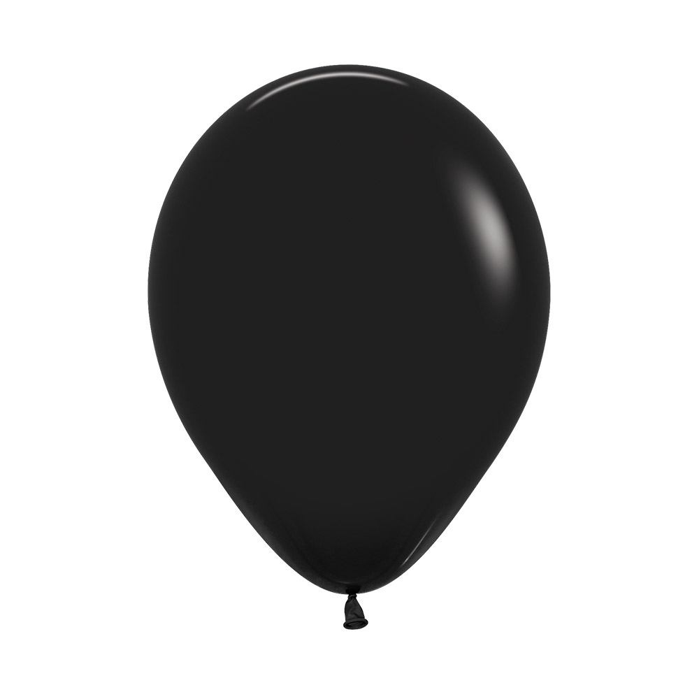 Läs mer om Ballong lösvikt, fashion svart 30 cm