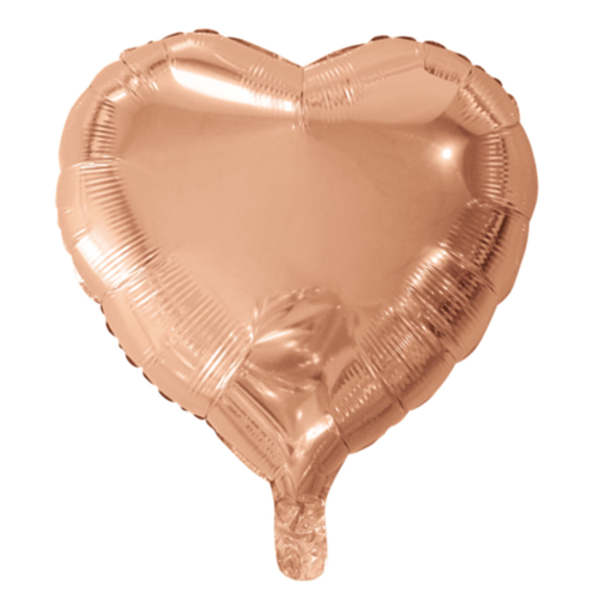 Folieballong hjärta rosé 45 cm