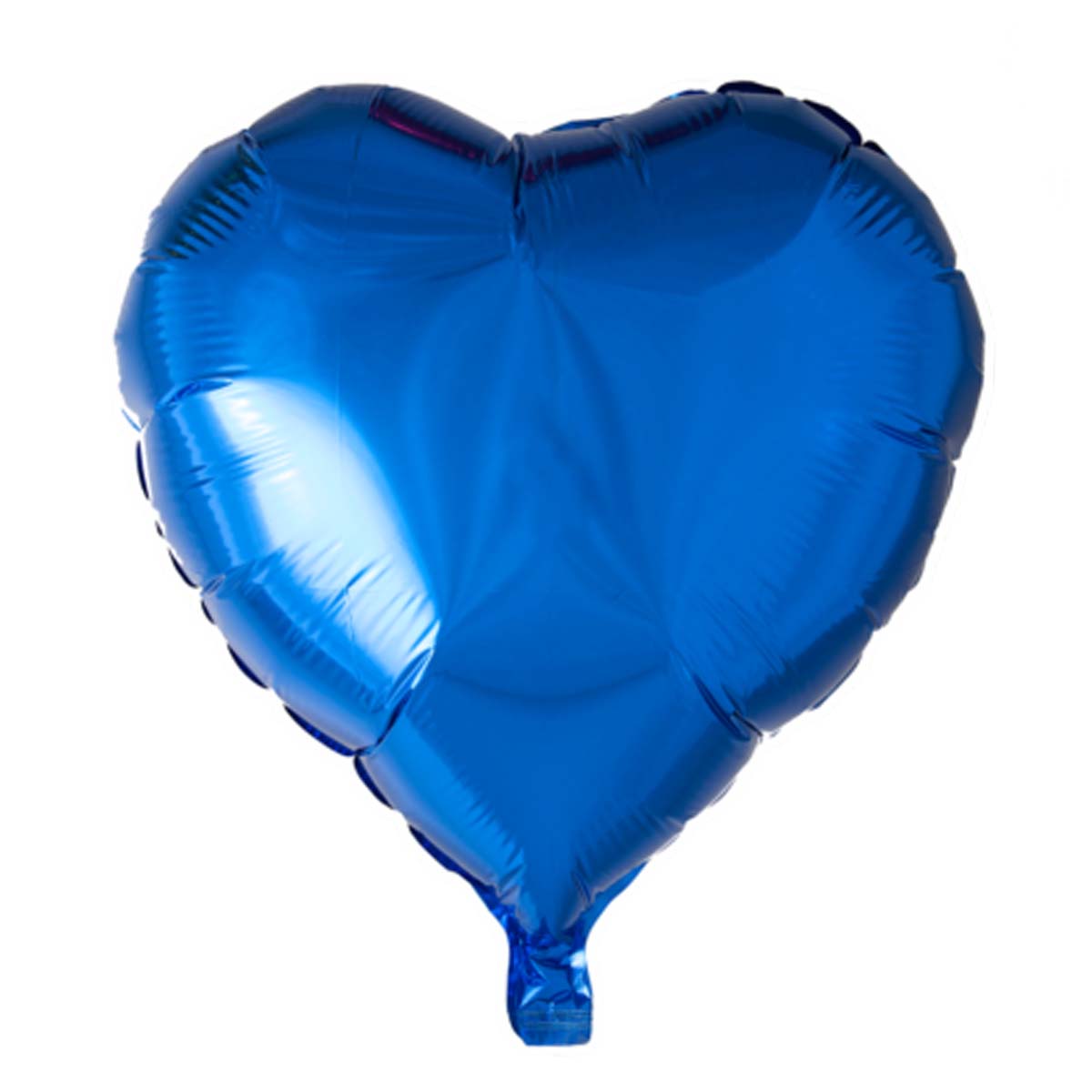 Folieballong hjärta mörkblå 45 cm