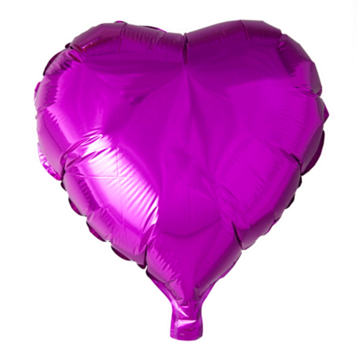 Folieballong, hjärta ljuslila 45 cm