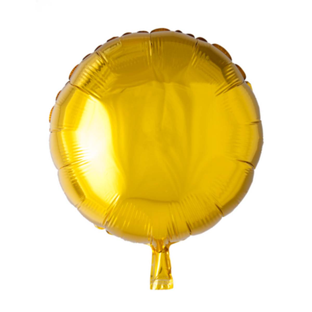 Folieballong rund guld 45 cm