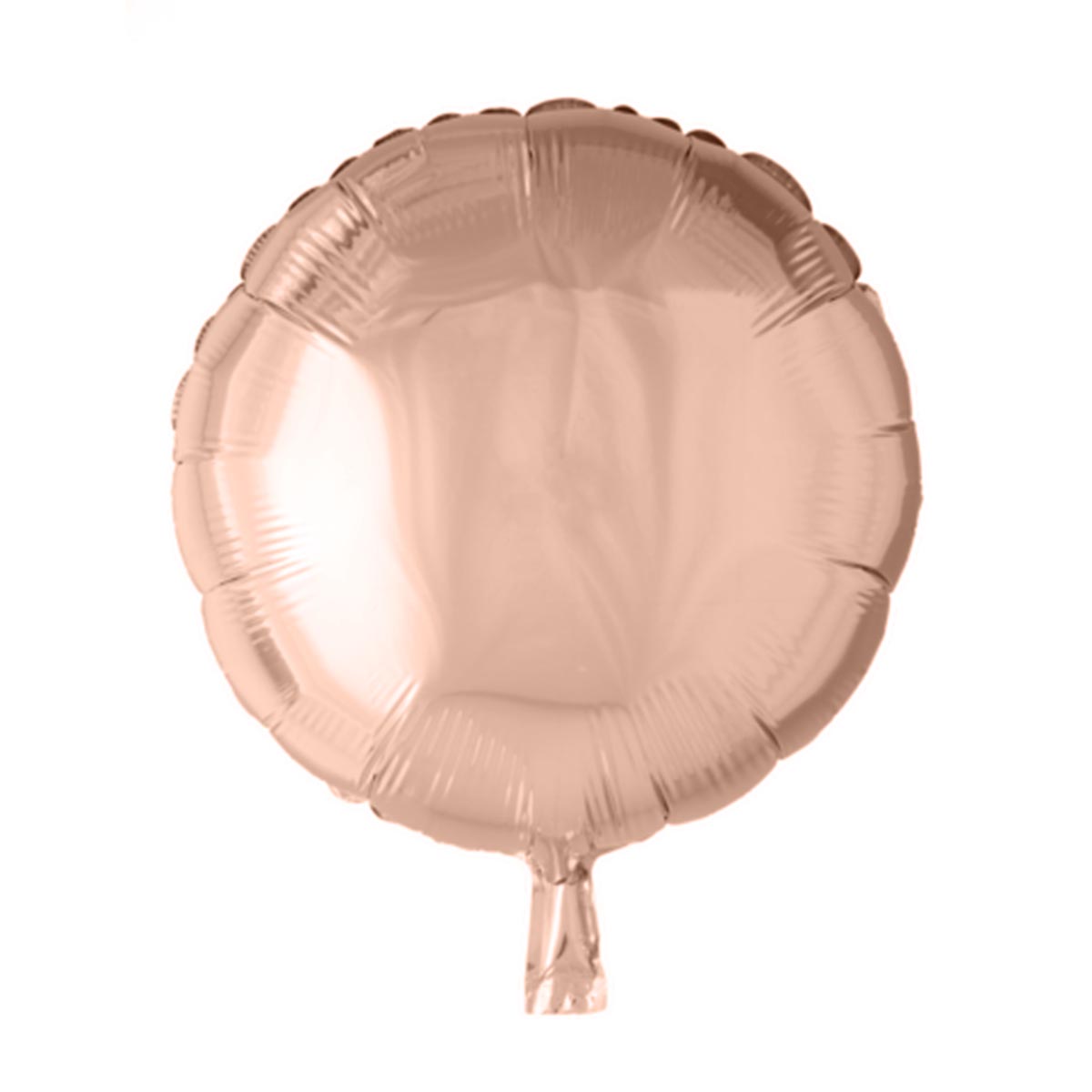 Läs mer om Folieballong, rund rosé 45 cm