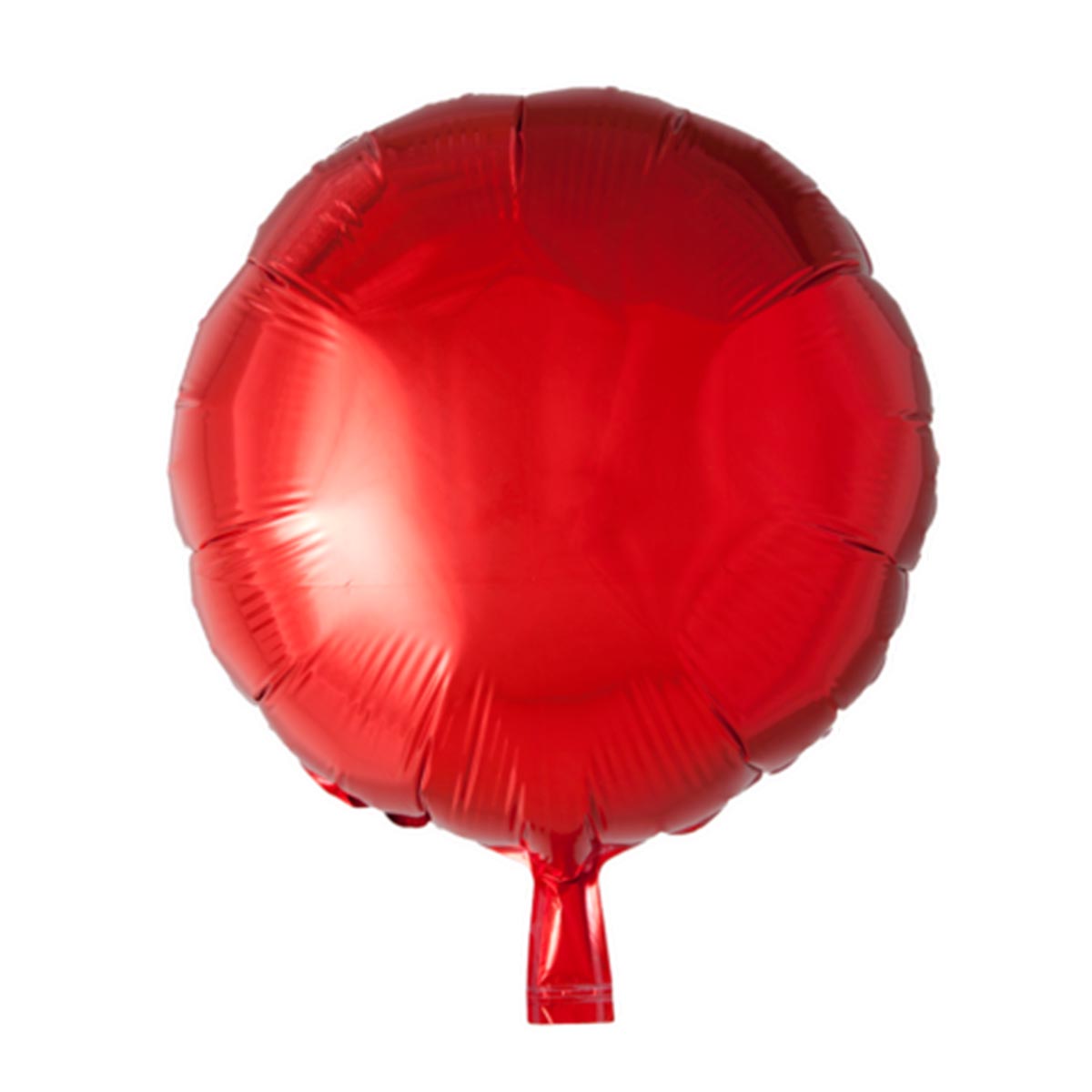 Folieballong, rund röd 45 cm