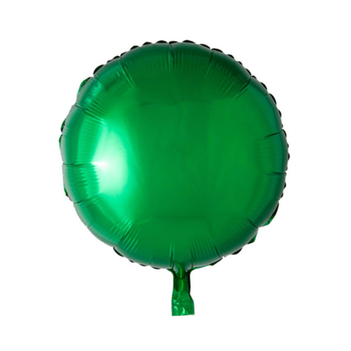 Folieballong, rund mörkgrön 45 cm