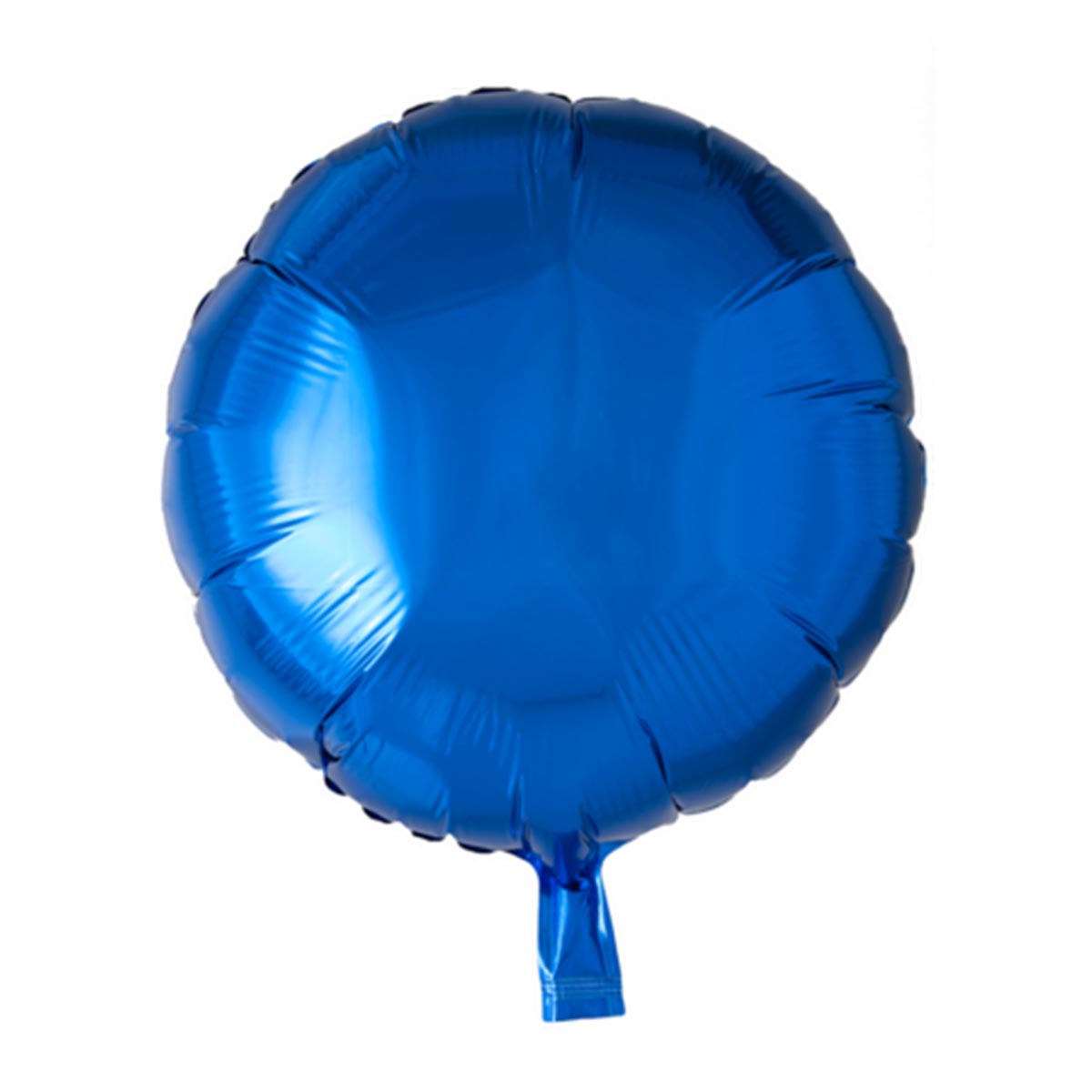 Läs mer om Folieballong, rund mörkblå 45 cm