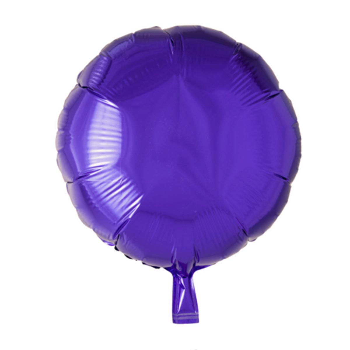Folieballong, rund mörklila 45 cm