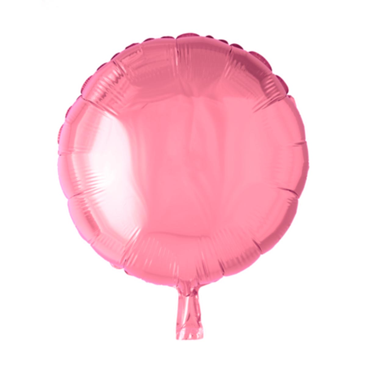 Läs mer om Folieballong, rund rosa 45 cm