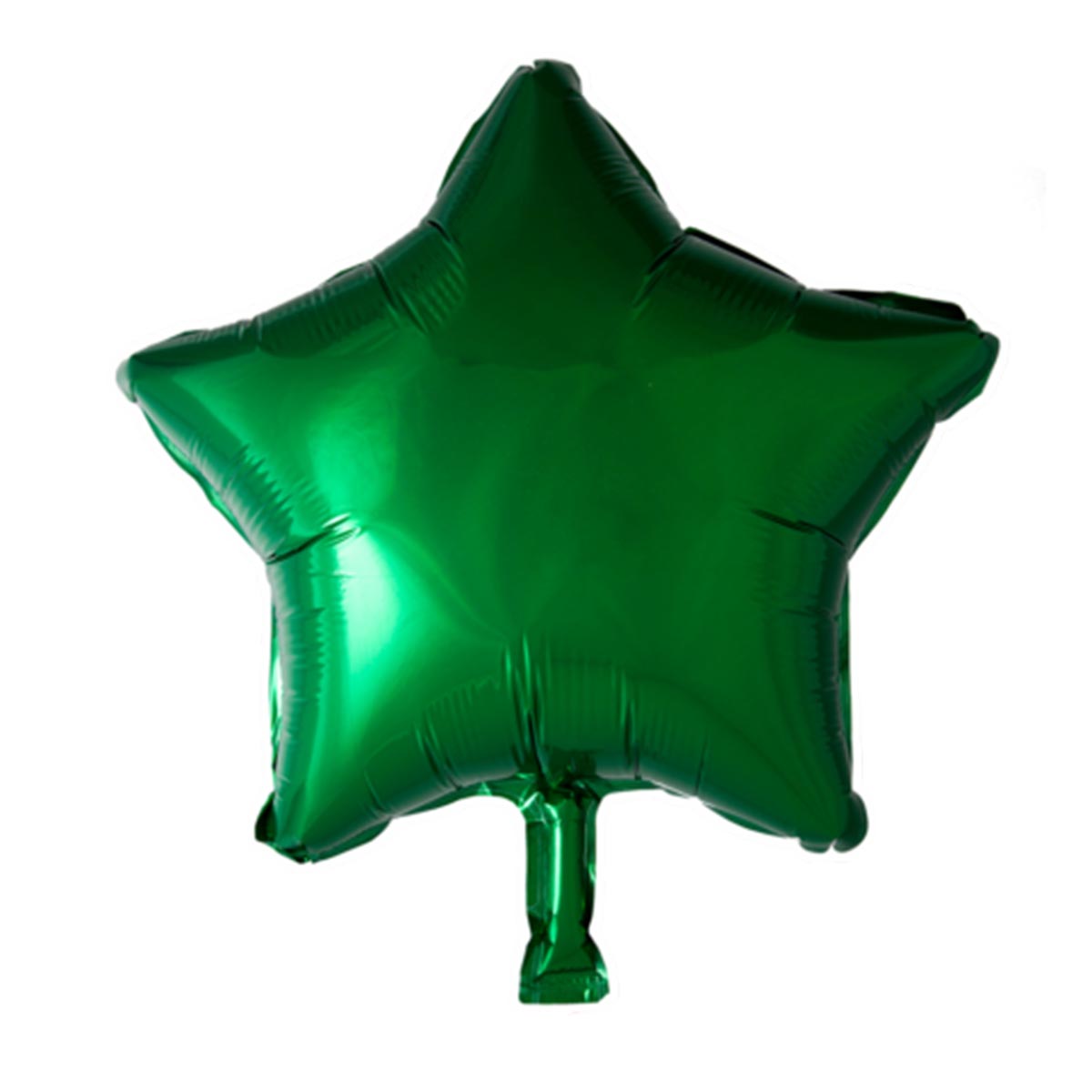 Folieballong stjärna mörkgrön 45 cm