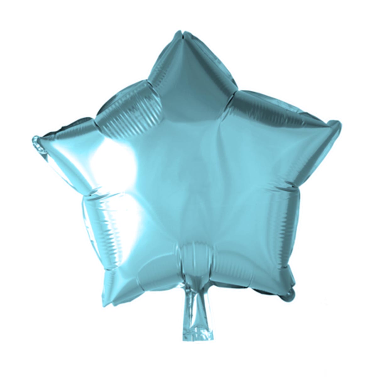 Läs mer om Folieballong, stjärna ljusblå 45 cm