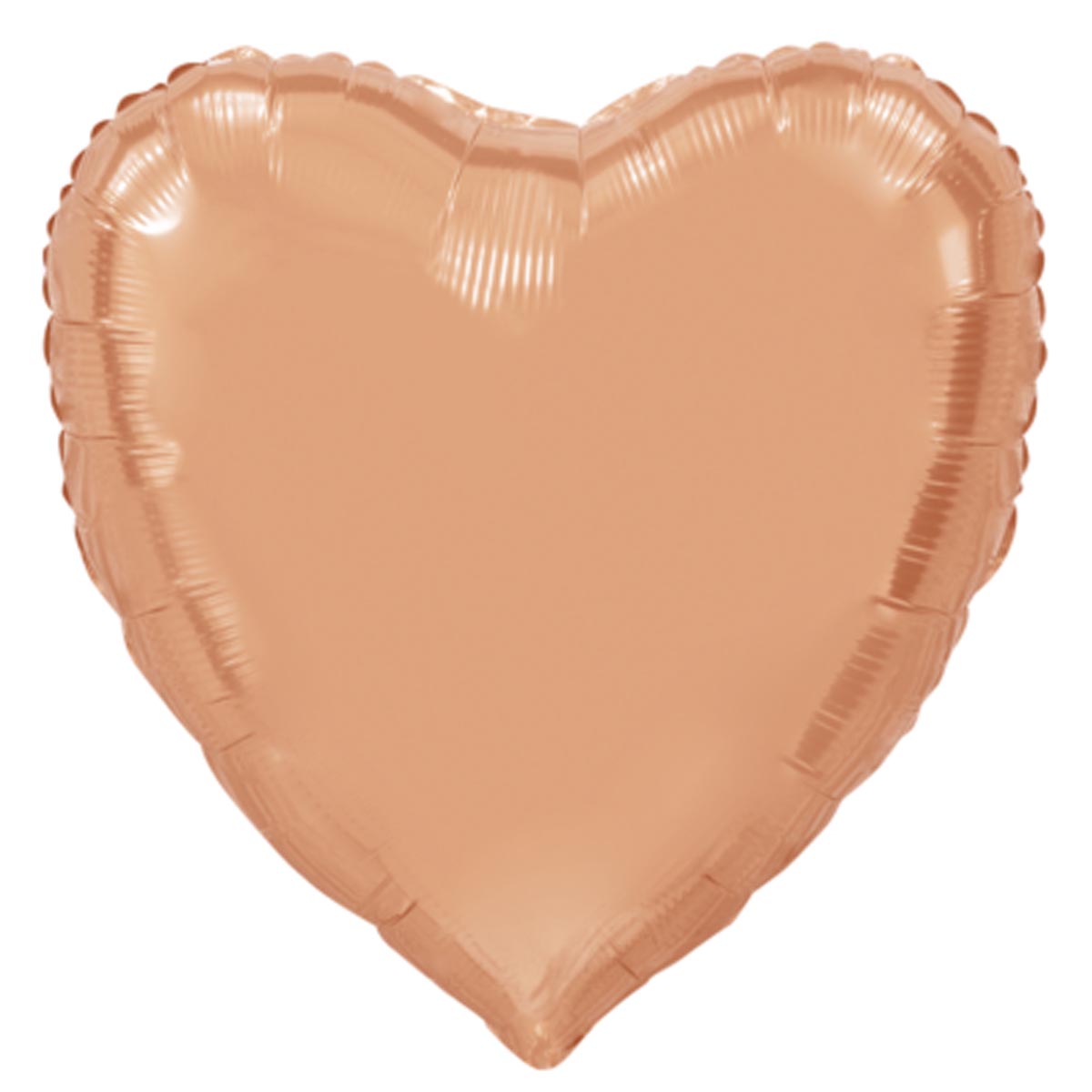 Folieballong, hjärta rosé 91 cm