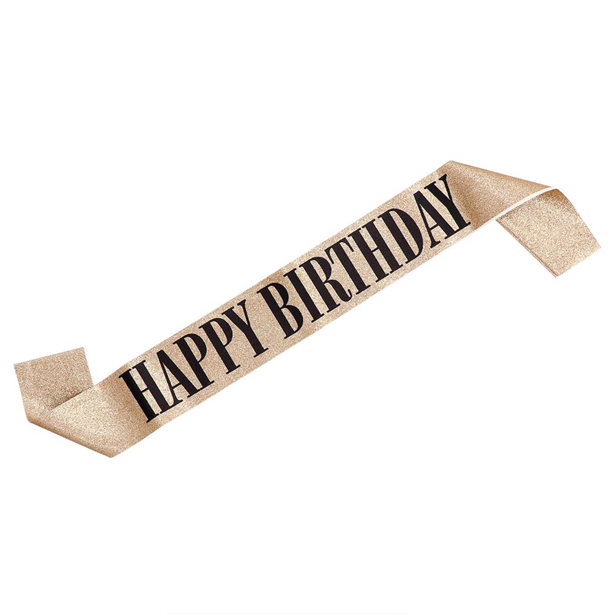 Ordensband, happy birthday guld