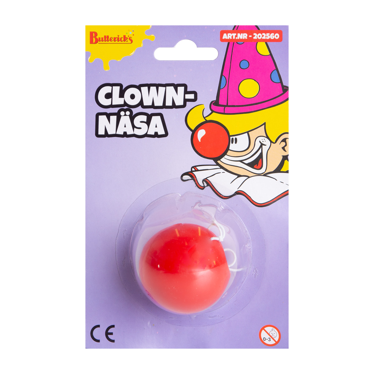 Clownnäsa  plast