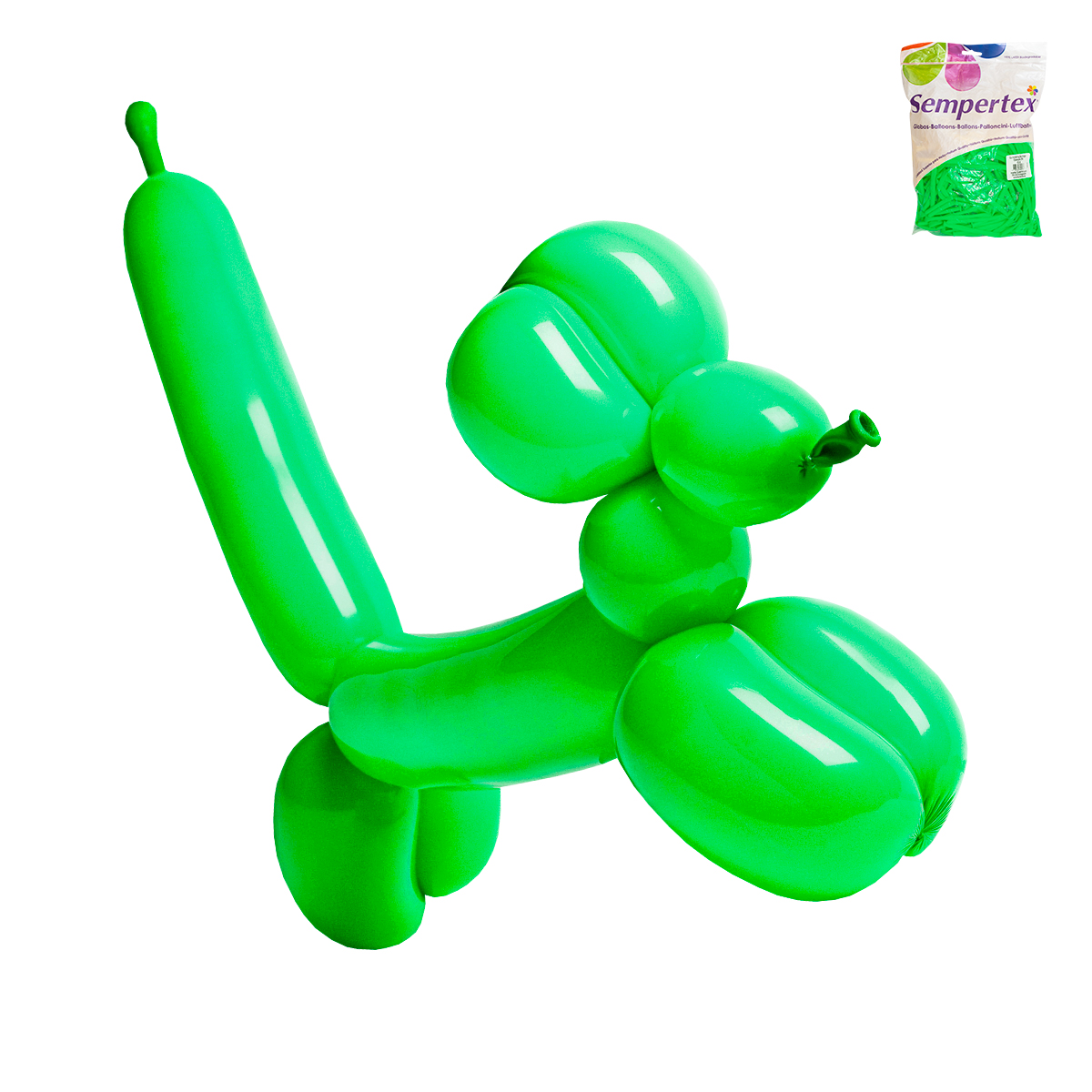 Läs mer om Mod ballonger op 100/påse-Grön