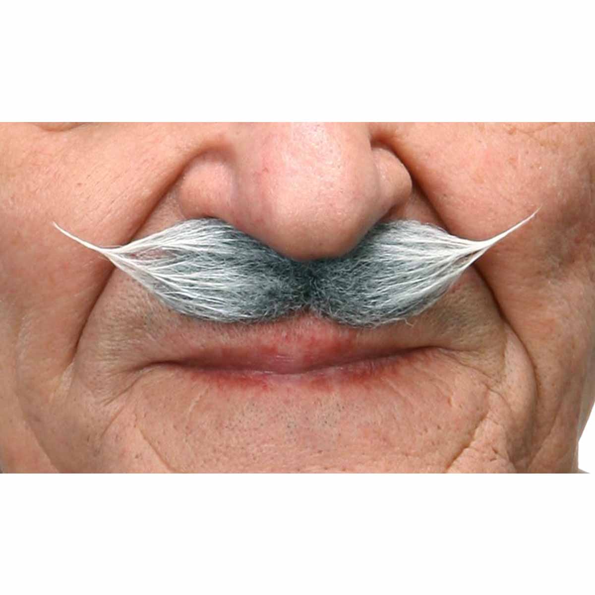 Mustasch Gentleman grå