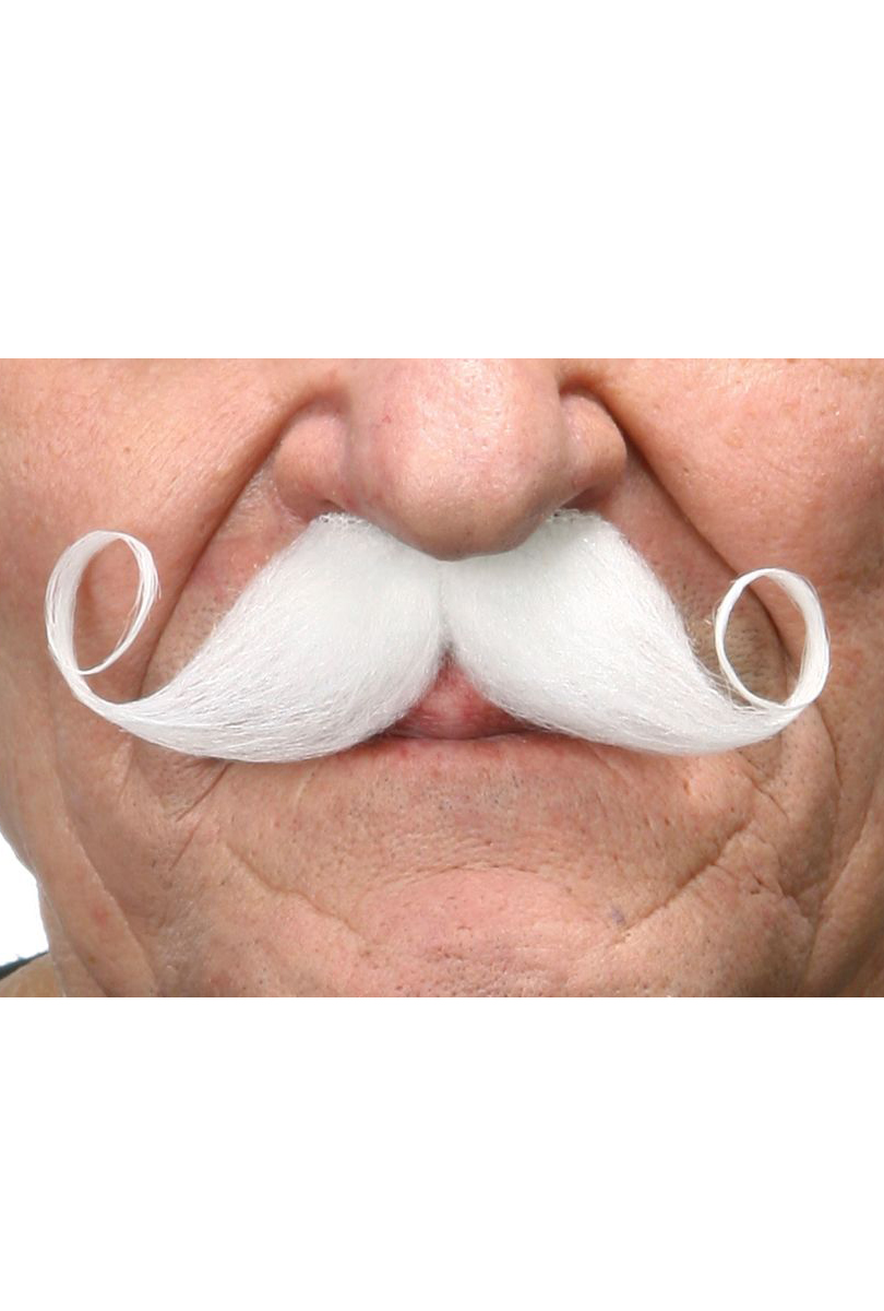 Mustasch Poirot, vit