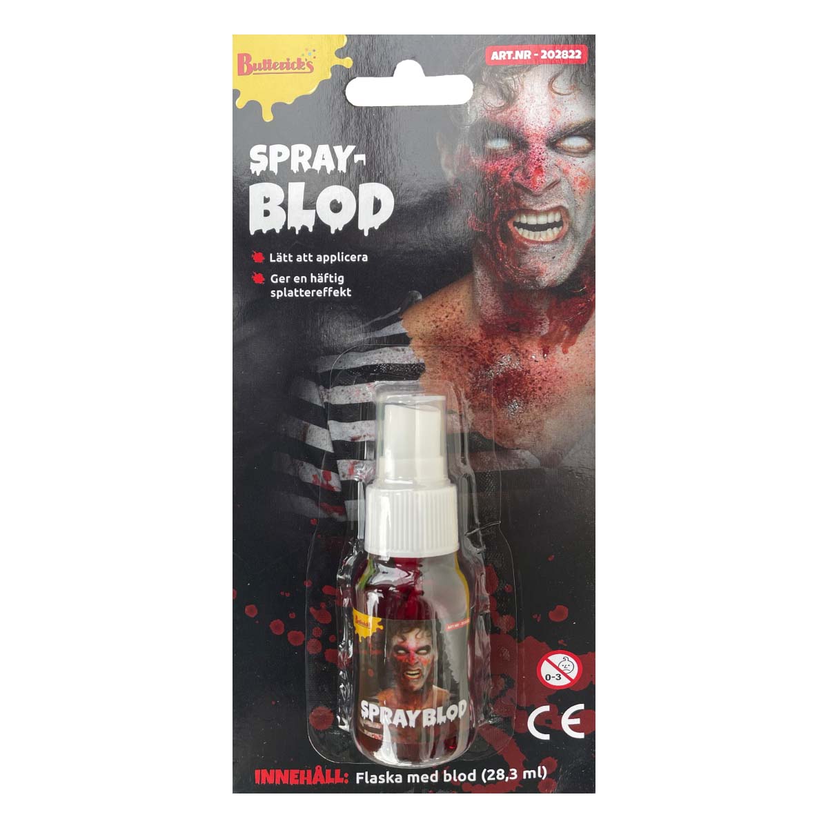 Fakeblod sprayblod 28,3 ml