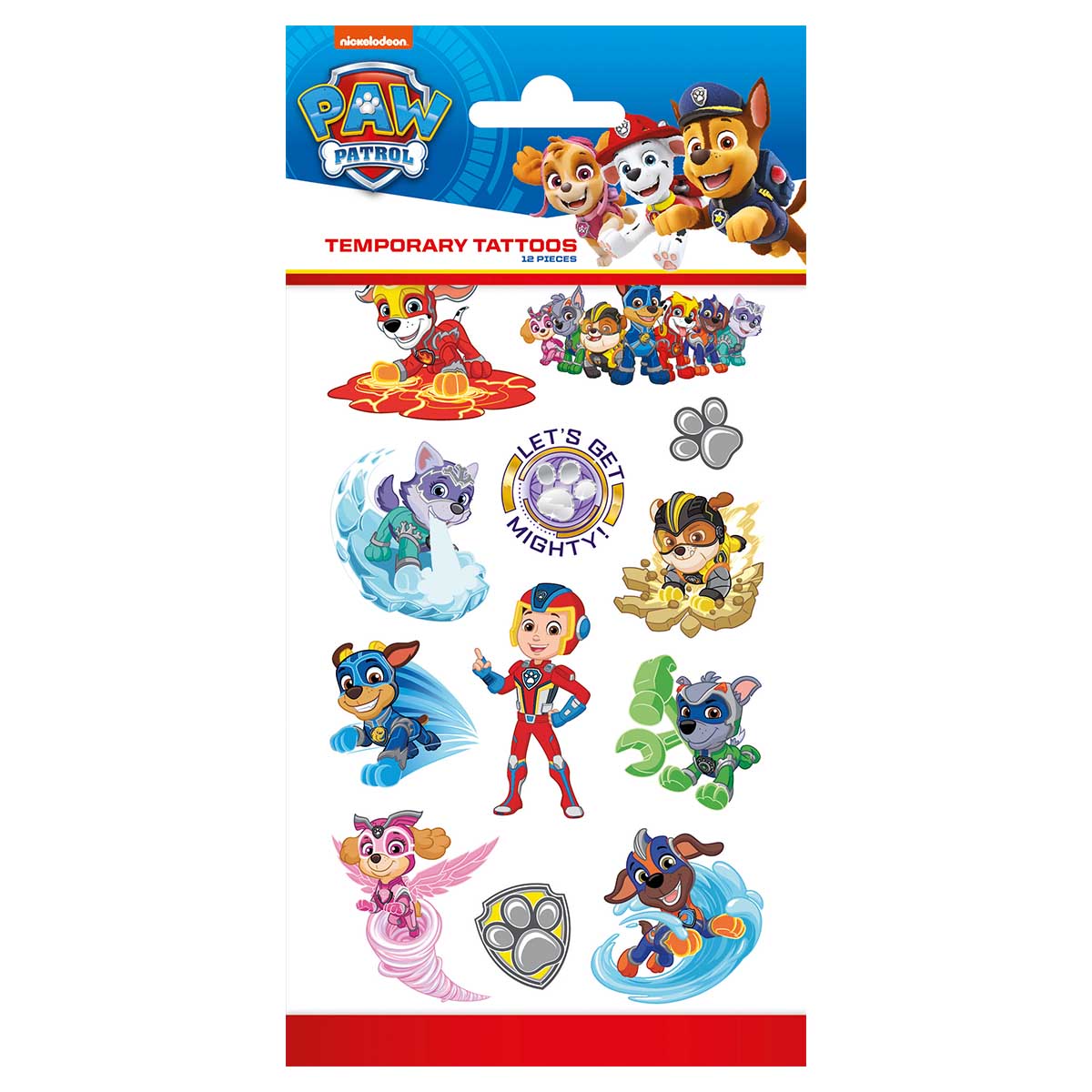 Tatuering Paw Patrol Mighty pups