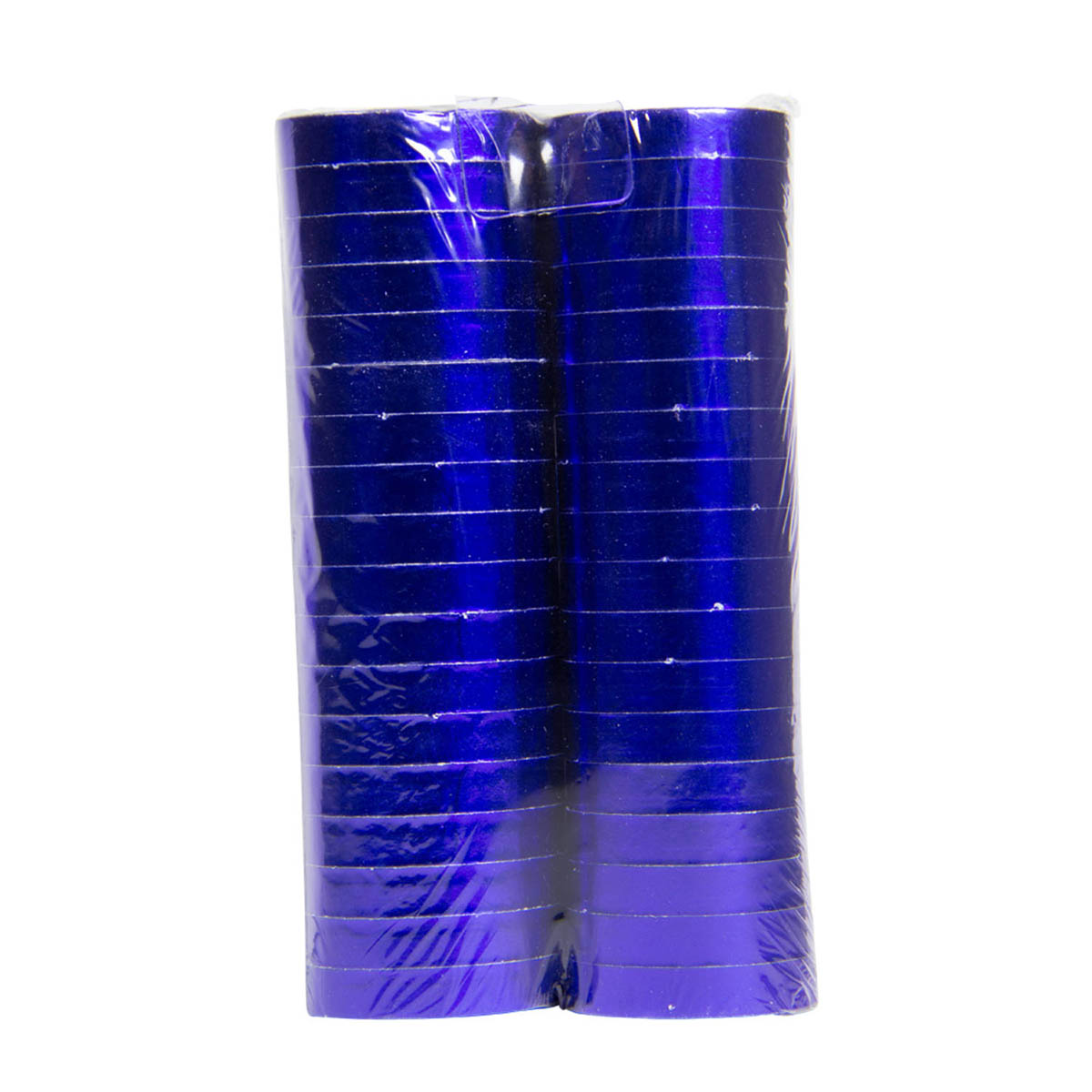 Serpentiner, blå metallic 2 st
