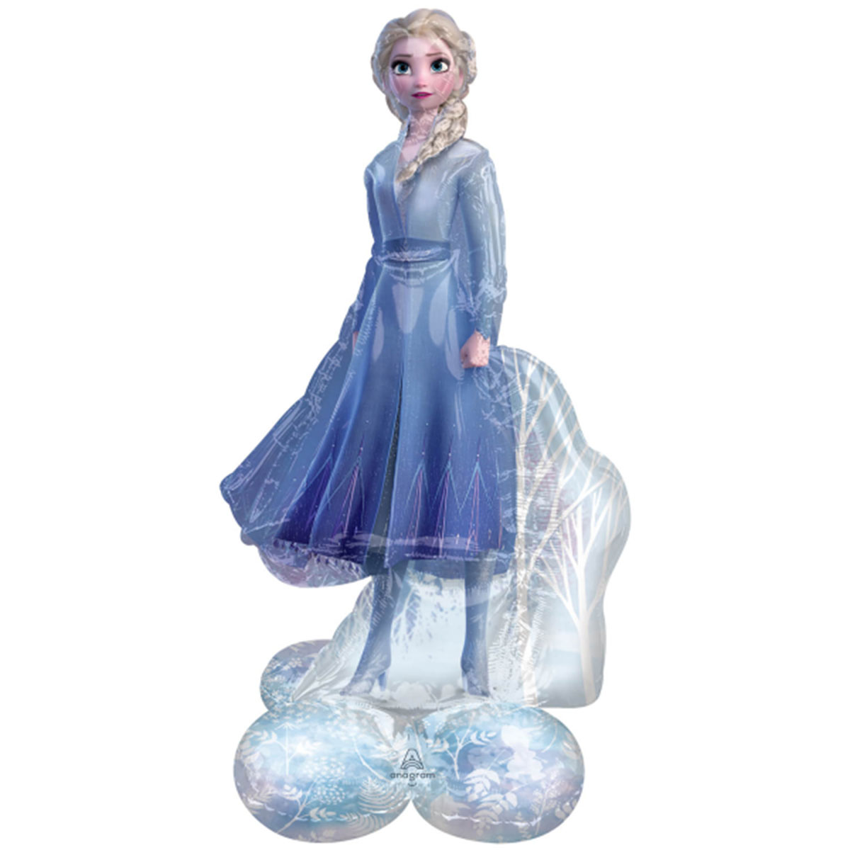 Läs mer om Folieballong, AirLoonz Frozen 2 Elsa 76x137 cm