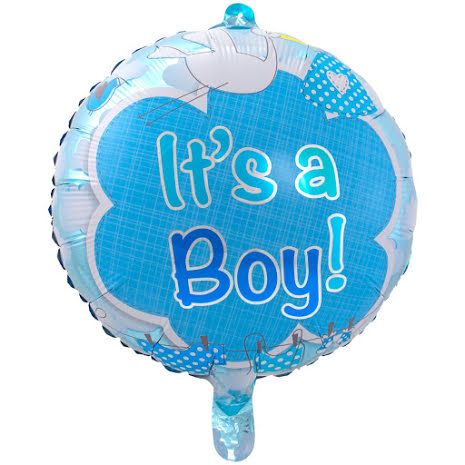 Folieballong, It´s a boy