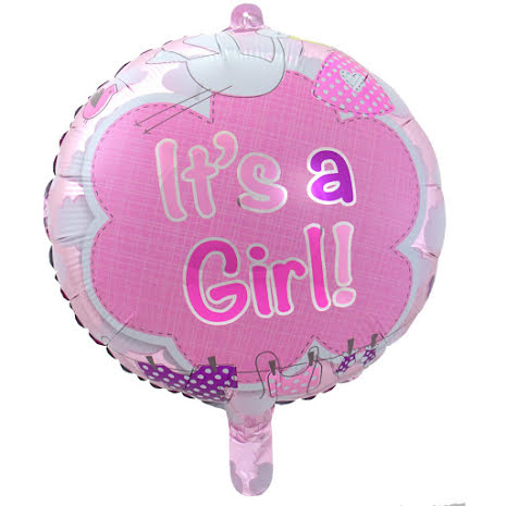 Folieballong, It´s a girl