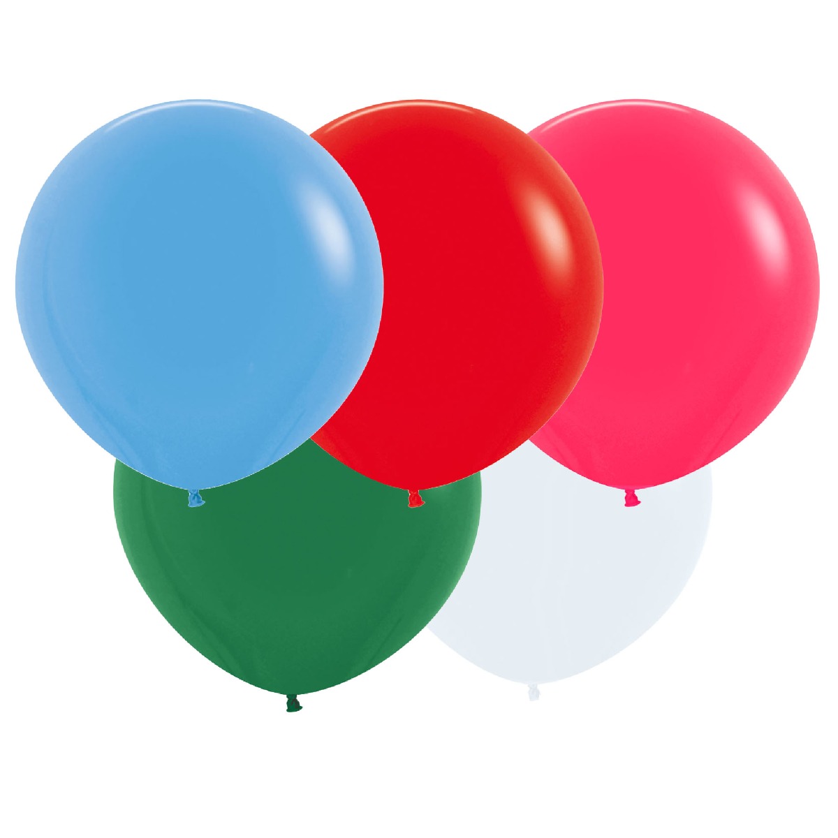 Ballonger, blandade färger 50 cm 5 stproduktzoombild #2