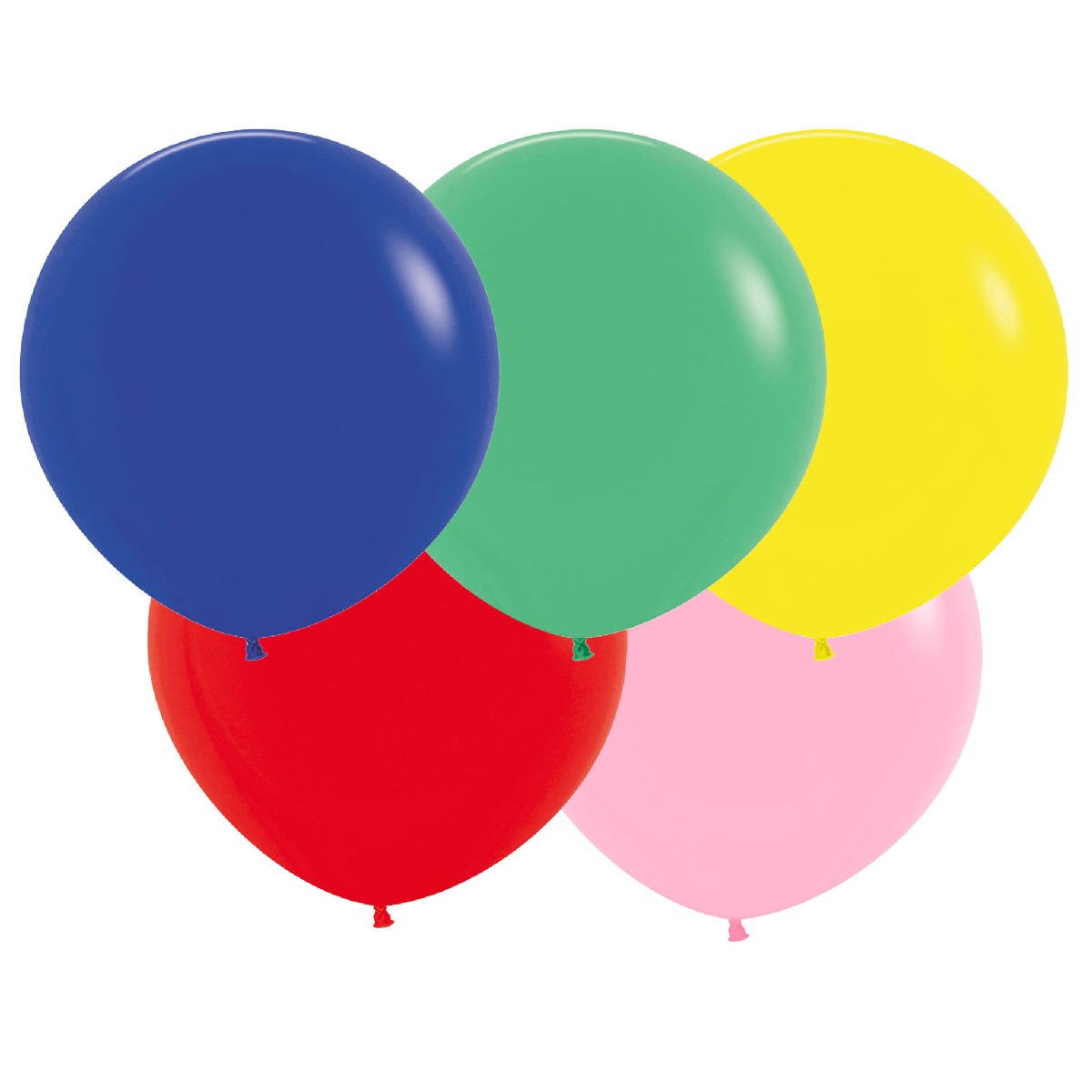 Ballonger, blandade färger 50 cm 5 stproduktzoombild #1