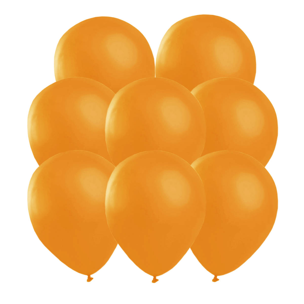 Orange ballonger, 25 stproduktzoombild #1