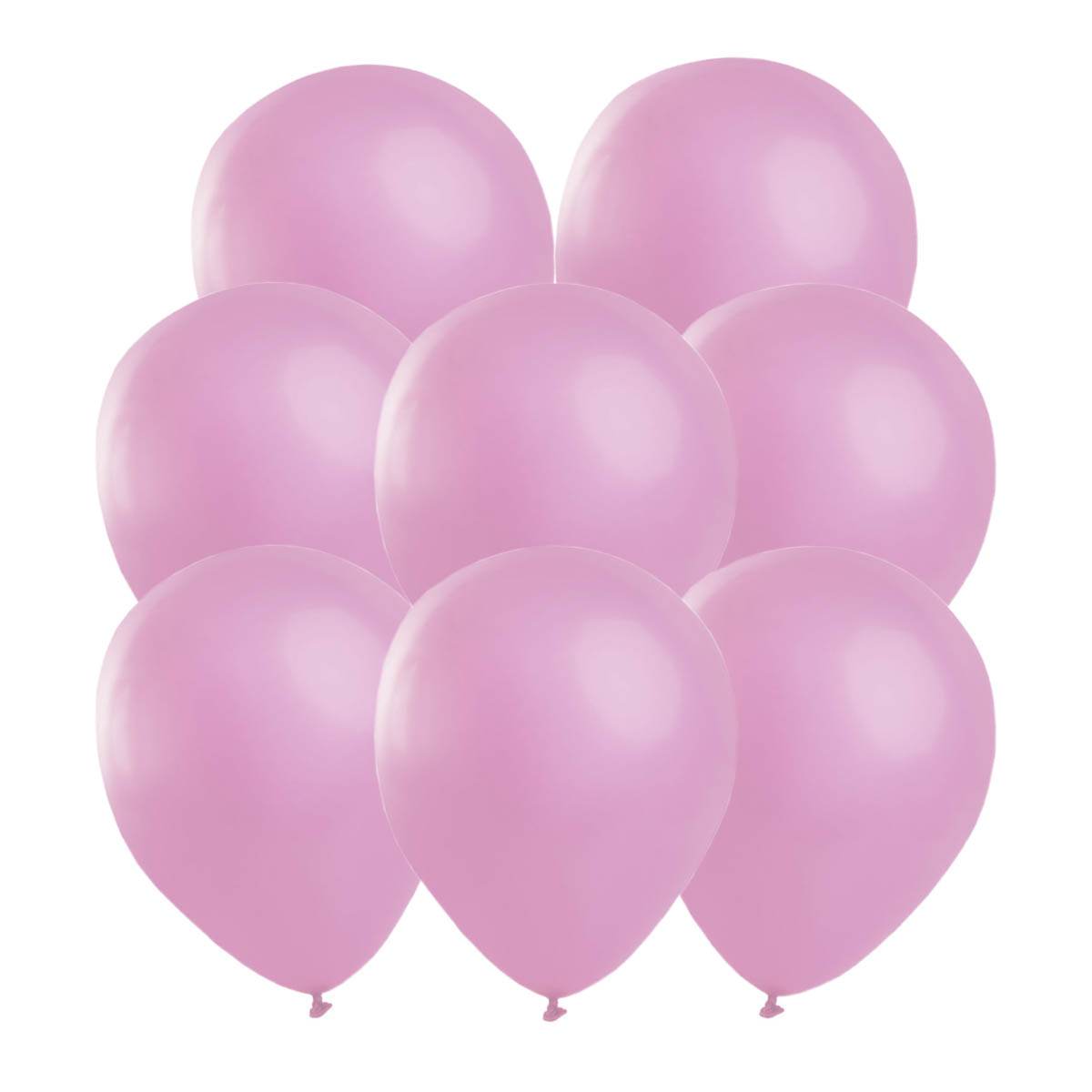 Rosa ballonger, 25 st