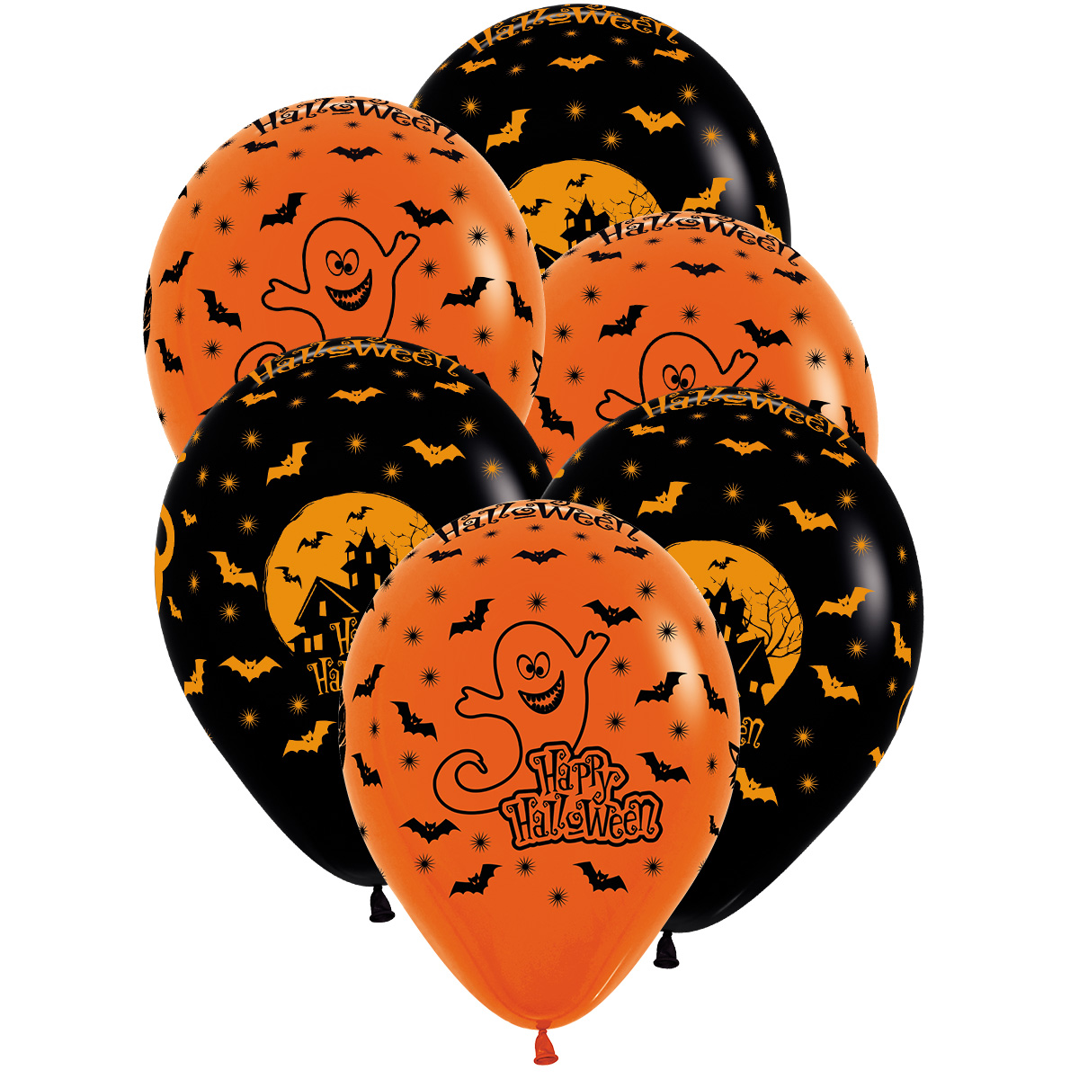 Halloween ballonger, 6 stproduktzoombild #1