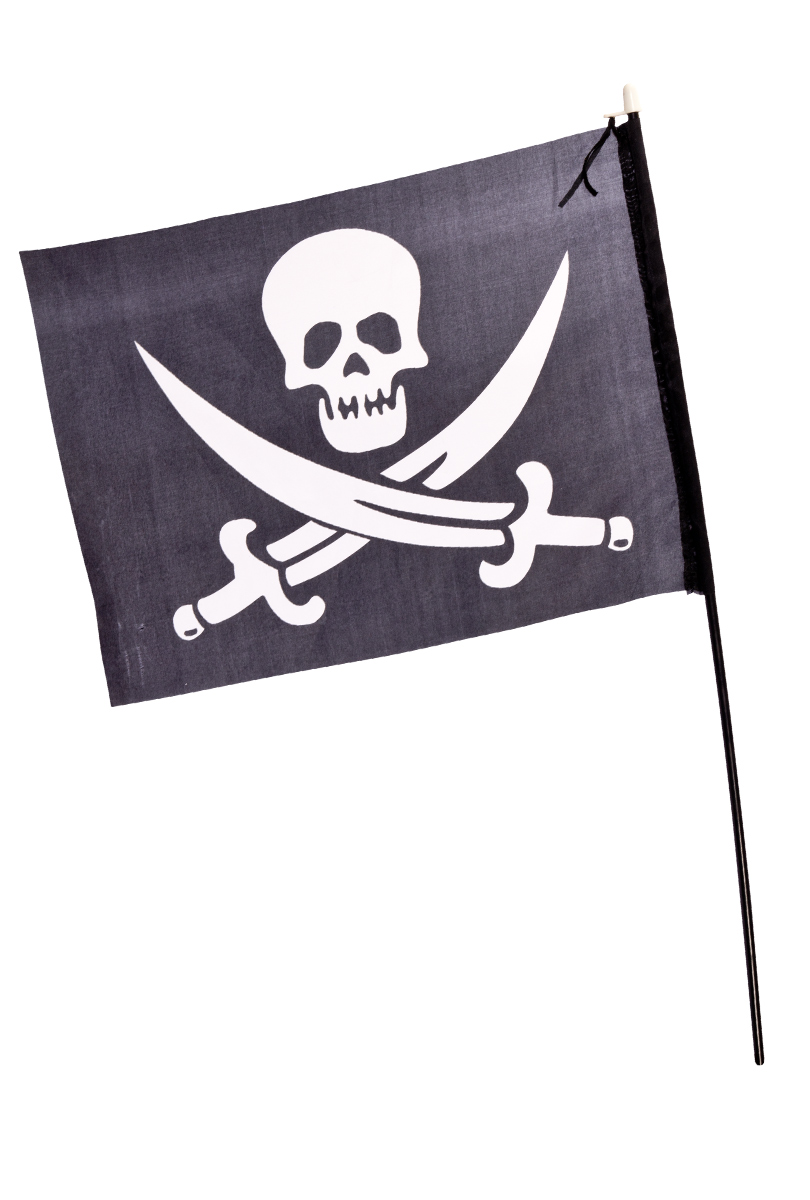 Piratflagga på pinneproduktzoombild #1