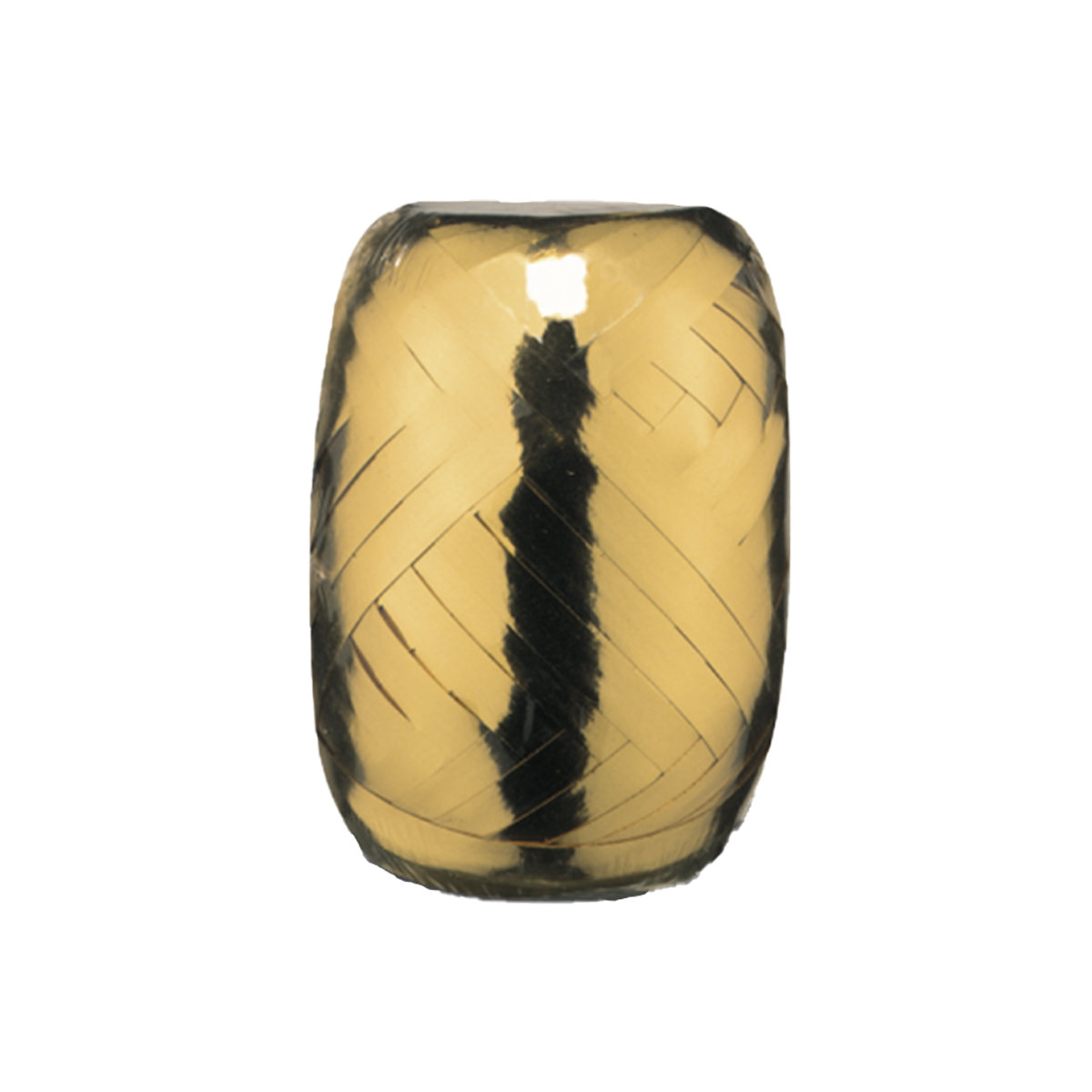 Ballongsnöre, metallic guld 20 m x 5 mm