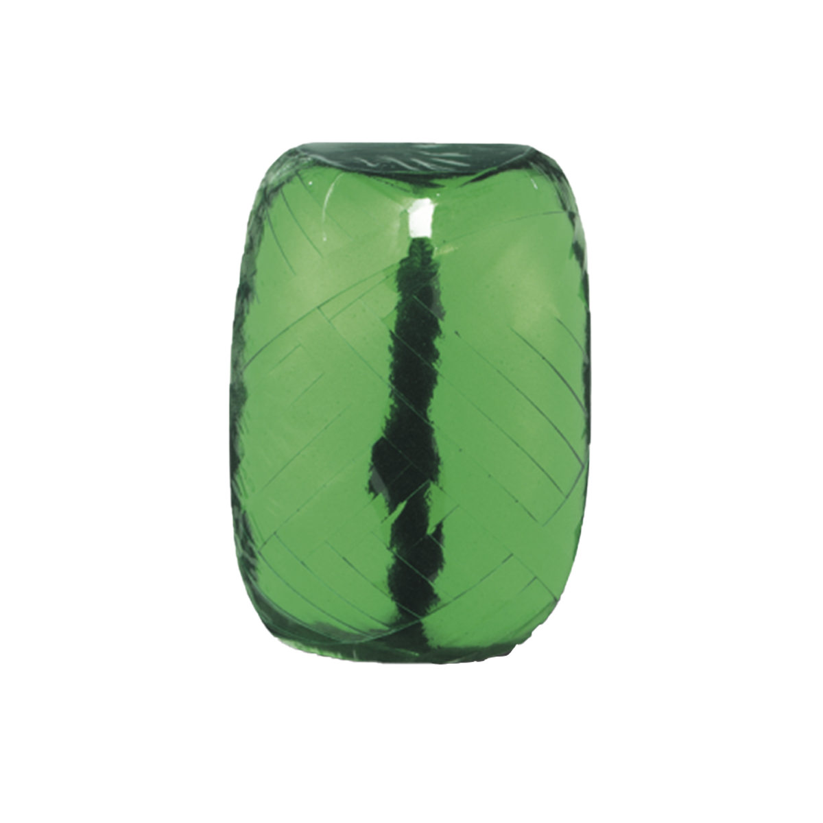 Ballongsnöre, metallic grön 20 m x 5 mm