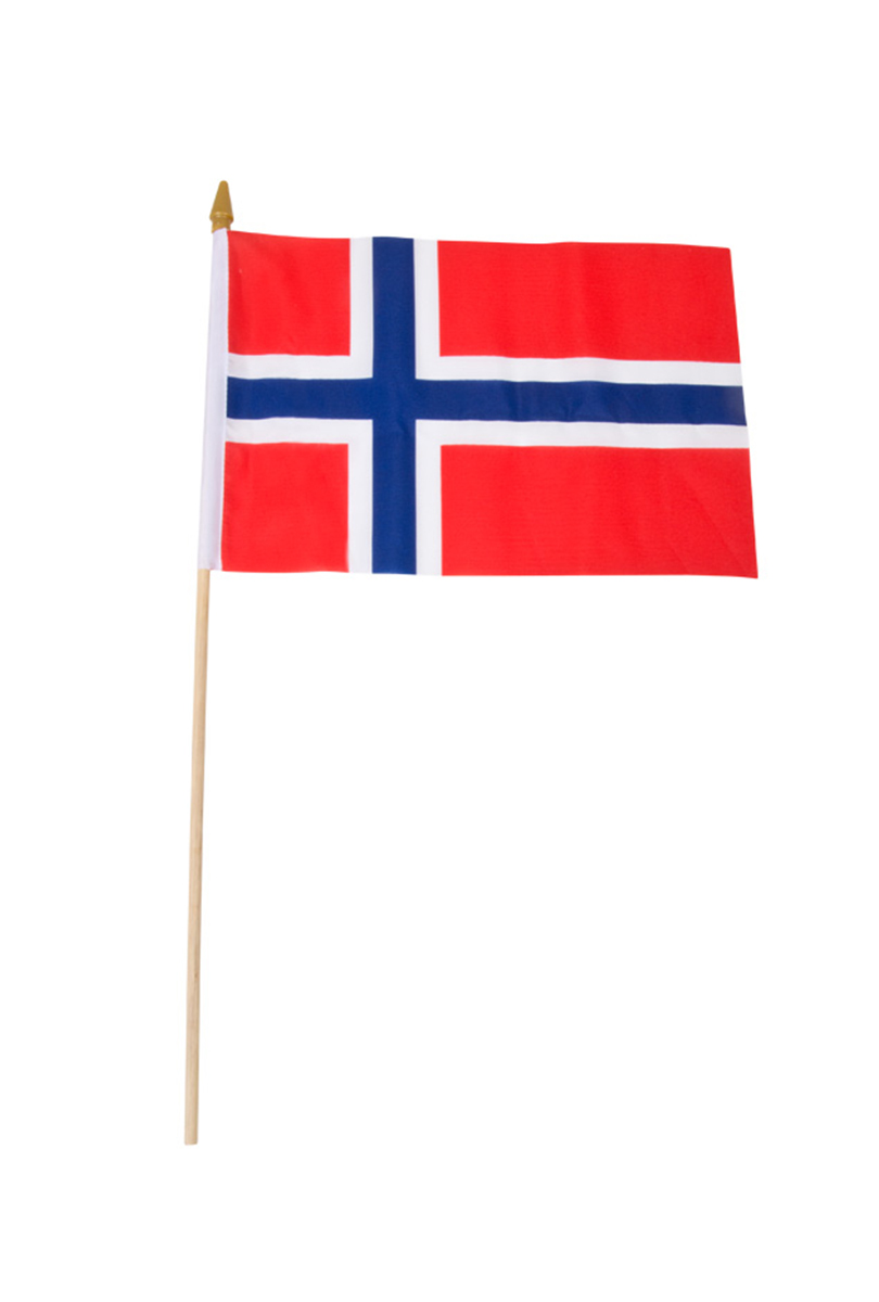 Läs mer om Tygflagga, Norge 20x30cm