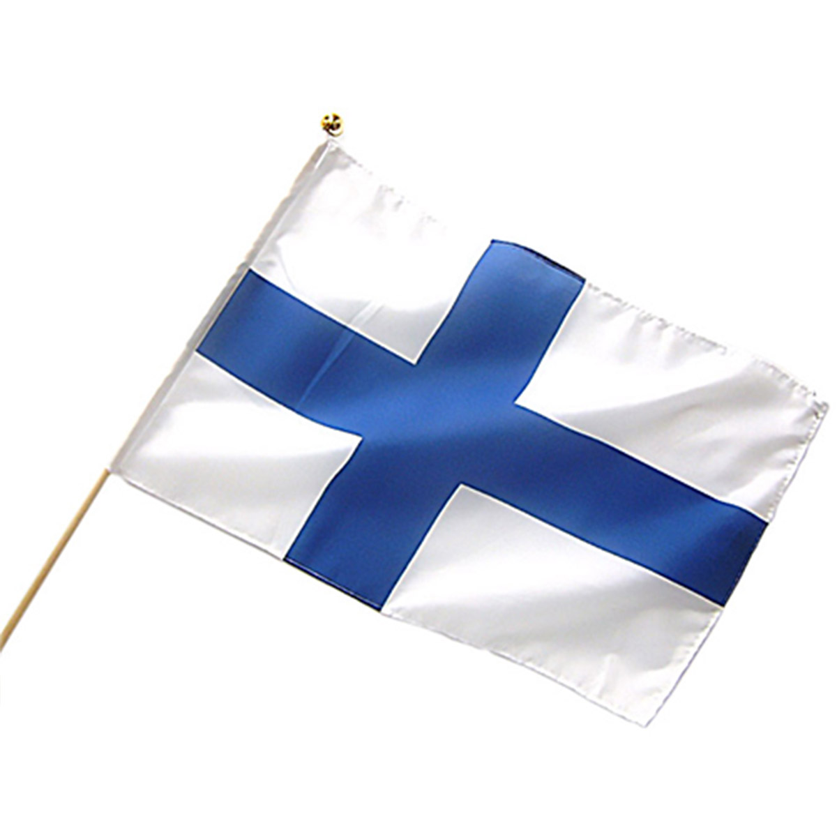 Tygflagga Finland 30×45 cm