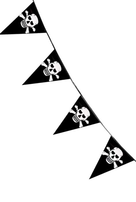 Flaggirlang pirat, 10 m