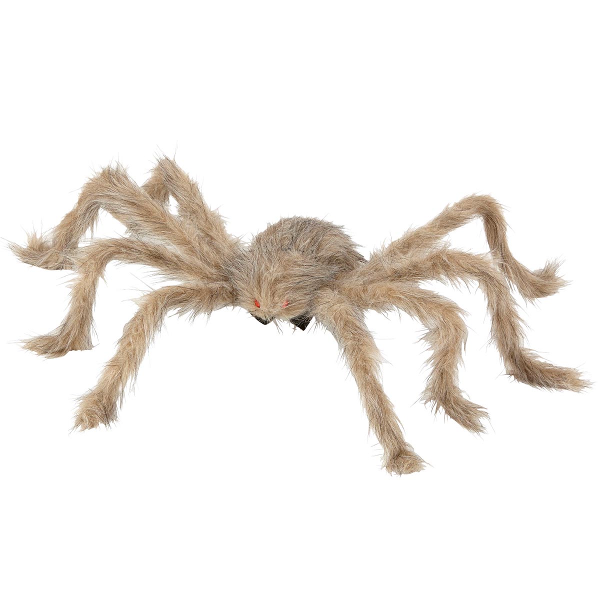 Läs mer om Spindel, hårig beige 75 cm