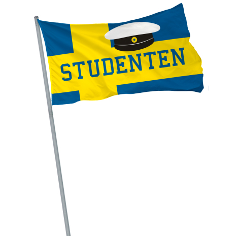 Studentflagga, 90x60cm