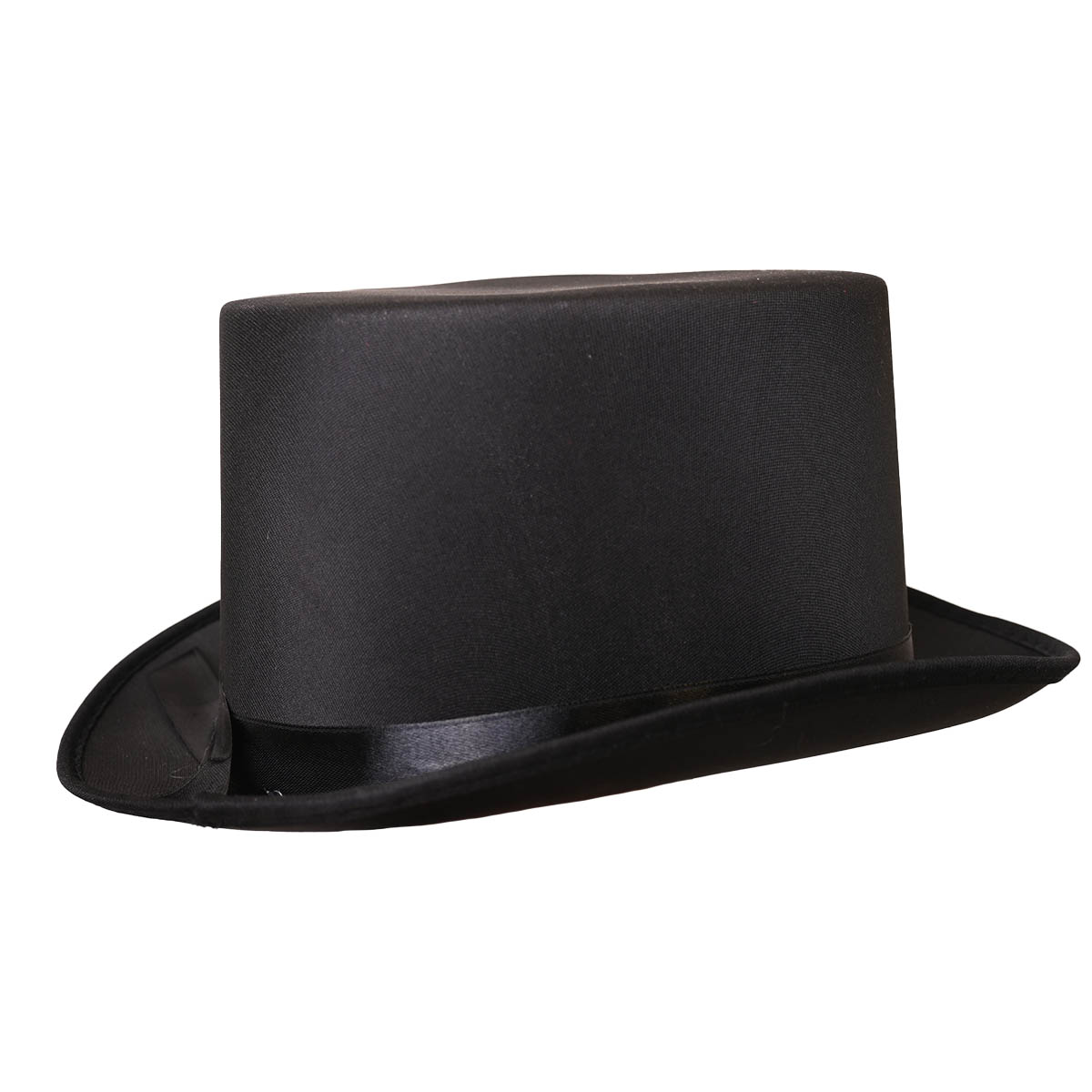 Hög hatt satin svart