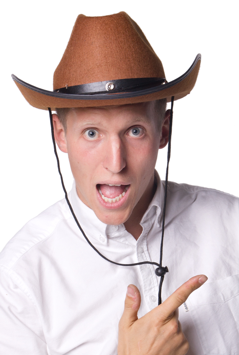 Cowboyhatt, brunproduktzoombild #1