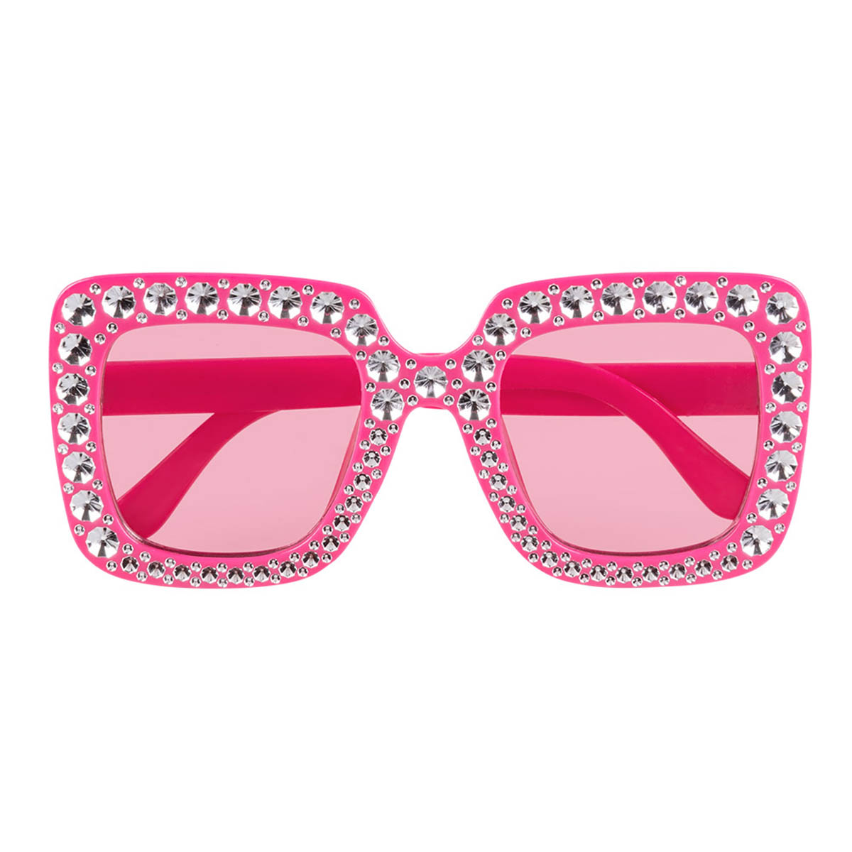 Glasögon, rosa bling
