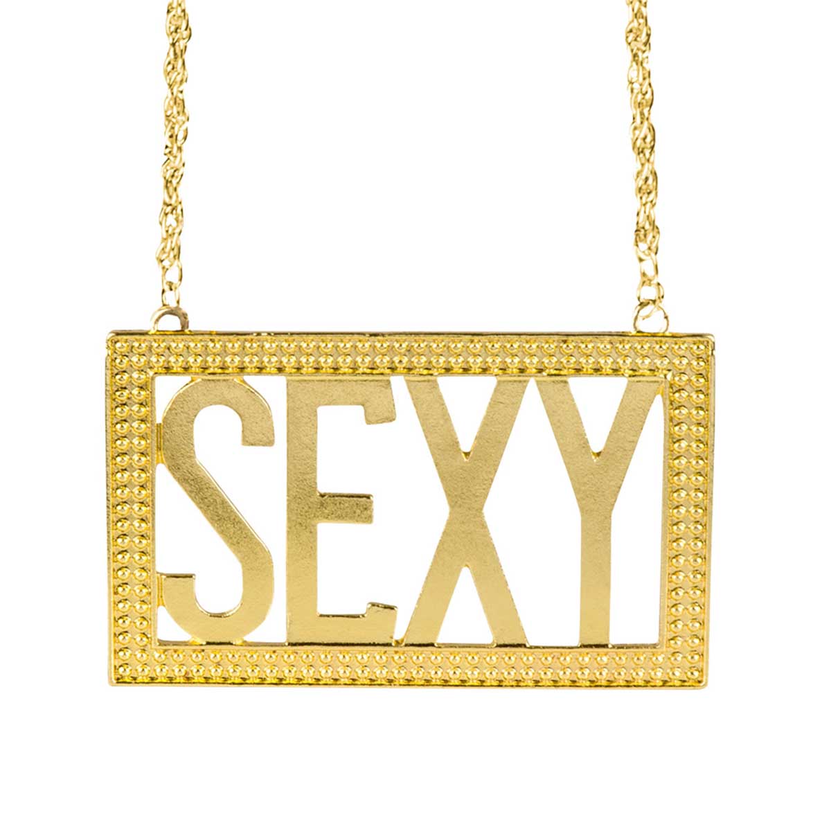 Halsband, sexy guld